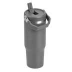 [Pre-Order] 30oz Flip Straw Tumbler - Ash Grey