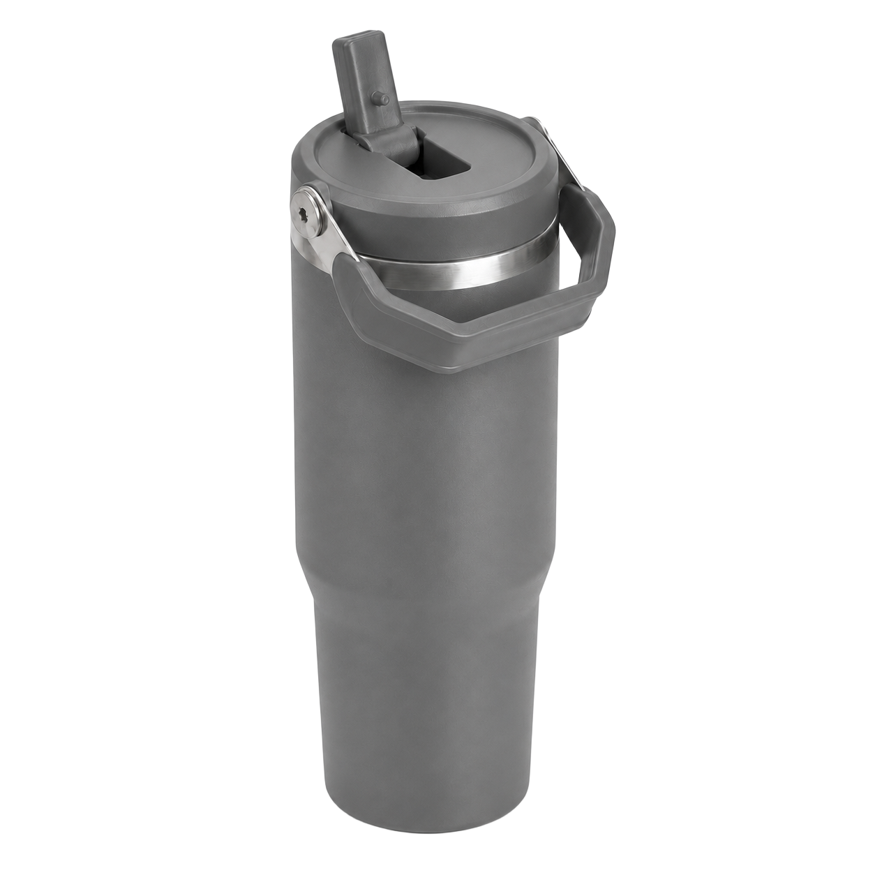 [Pre-Order] 30oz Flip Straw Tumbler - Ash Grey