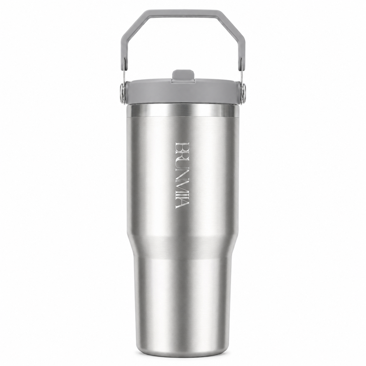 [Pre-Order] 30oz Flip Straw Tumbler - Arctic Silver
