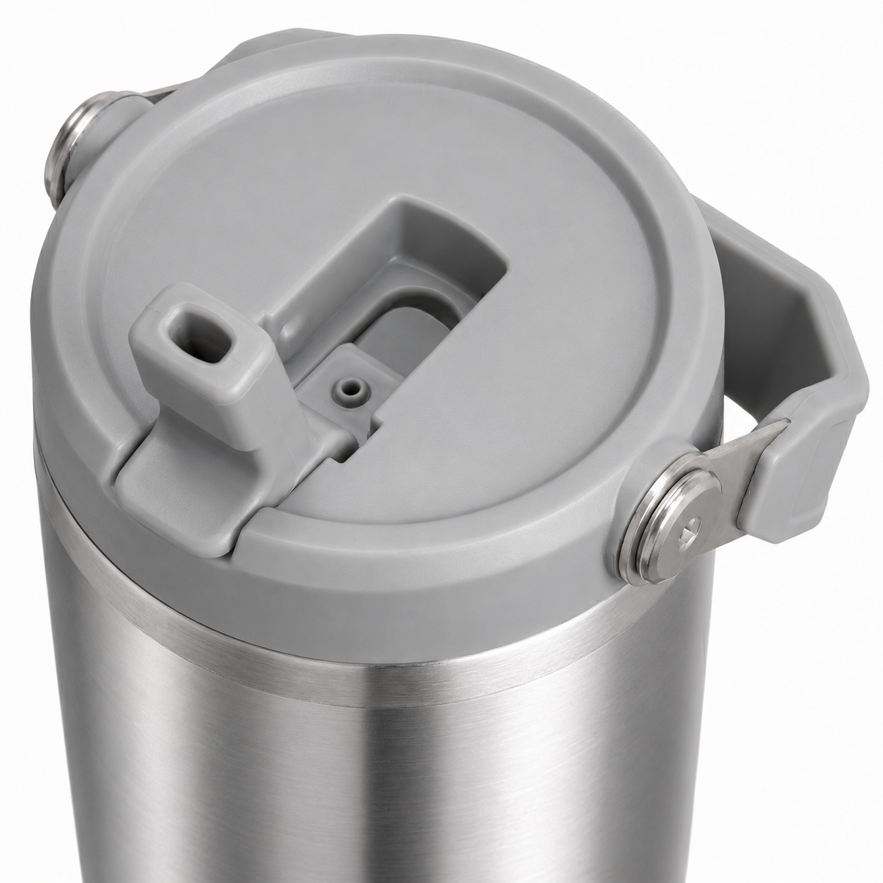 [Pre-Order] 30oz Flip Straw Tumbler - Arctic Silver