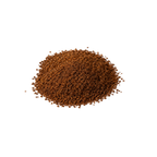 Close-up of brown granules from Pu-erh Tea Crystals